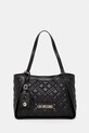 Love Moschino torebka mieści A4 czarny JC4206PP0MLA0000