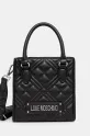 Love Moschino torebka nie mieści A4 czarny JC4211PP0MLA000B