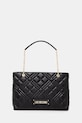 Torba Love Moschino imitacija zrnate kože crna JC4145PP0MLA0000