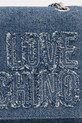Τζιν τσάντα Love Moschino μπλε JC4245PP0MKM0750