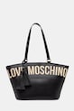 Torba Love Moschino bez uzorka crna JC4285PP0MKJ0000