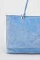 Akcesoria Juicy Couture torebka welurowa Kimberly BEJQL8761WPO niebieski