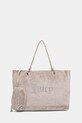 Βελούδινη τσάντα Juicy Couture Kimberly υφασμάτινο μπεζ BEJQL8761WPO