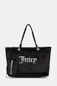 Juicy Couture geantă de mână din catifea Kimberly incape in A4 negru BEJQL8761WPO