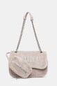 Βελούδινη τσάντα Juicy Couture Kimberly υφασμάτινο μπεζ BEJQL8762WPO