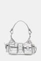 The Kooples torebka skóra licowa srebrny AFSAMELIAS09