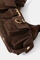 Semišová kabelka The Kooples hnědá AFSAMELIAS22