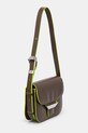 Kožená kabelka Kenzo FF52SA318L3B.10 hnědá SS25