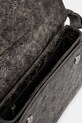 Kožna torba Daily Paper Meru Vintage Leather Bag 2511061 siva