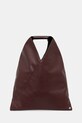 Kabelka MM6 Maison Margiela hladký burgundské S54WD0043.P8396.T5016