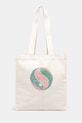 Бавовняна сумка Fiorucci Lollipop Print Canvas Tote надрук бежевий U02SPABA275CO03WH02