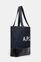 Сумочка A.P.C. Tote Axel E W CODDP.M61917 темно-синій SS25