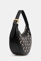 Kožená kabelka Marine Serre Moon Canvas Eclips WBA020A.RWOV0030 čierna SS25