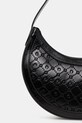 Doplňky Kožená kabelka Marine Serre Moonogram Embossed Leather Eclips Mini WBA002A.CLEA0051 černá