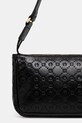 Accessori Marine Serre borsa a mano in pelle Moonogram Embossed Leather Core WBA018A.CLEA0051 nero