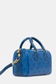 Marine Serre poșetă de piele Moon Airbrushed Leather Strike WBA019A.CLEA0053 albastru SS25
