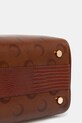 Marine Serre poșetă de piele Moon Airbrushed Leather Strike maro WBA019A.CLEA0053