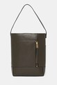 AllSaints torebka skórzana ALBA HOBO skóra licowa zielony W110XC