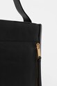 AllSaints geantă de piele ALBA HOBO W110XC negru