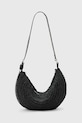 AllSaints torebka HALF MOON nie mieści A4 czarny W118XC