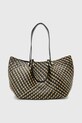 Сумочка AllSaints ALLINGTON STRAW не вмещает А4 чёрный W120XC