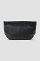 AllSaints borsetă de piele HEX GRAIN uni negru W127XC