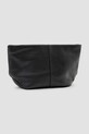 Accesorii AllSaints borsetă de piele HEX GRAIN W127XC negru