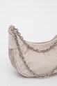 Accesorii Juicy Couture geantă de mână din catifea KIMBERLY BEJQL8764WPO bej