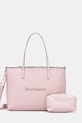 Obojstranná kabelka Juicy Couture LUCY nášivka ružová BEJLX8806WVP
