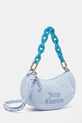 Doplňky Velurová kabelka Juicy Couture BLOSSOM RHINESTONE CHAIN BEJL58834WCO modrá