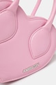 Kožená kabelka Heart Top Handle Bag ružová 12115033
