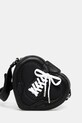 AMBUSH torebka skórzana Strapped Heart Shoulder Bag aplikacja czarny 12115063