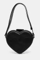 Accesorii AMBUSH geantă de piele Strapped Heart Shoulder Bag 12115063 negru