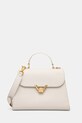 Kožená kabelka Coccinelle COCCINELLEDEW přírodní kůže bílá QTF.18.02.01