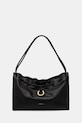 Kožená kabelka Coccinelle COCCINELLEISABELA přírodní kůže černá SCA.13.01.01