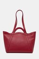 Coccinelle geantă de piele COCCINELLEAMALIA uni burgundia S9P.11.02.01
