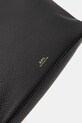 Bavlněná kabelka A.P.C. Sac Vera Shoulder černá PXCBL.F61974