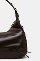 Accessories GANNI bag Hobo XXL Crinkle Oleatex A6846 brown