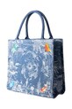 Torba Lilou SHOP/MED/CANVAS/BLUE šarena SS25