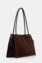 Coccinelle torebka zamszowa COCCINELLEDULSE SUEDE E1.SS6.13.01.01 brązowy AW25