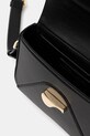 Kožená kabelka Coperni Mini Mail Box COPBA89F6043 čierna