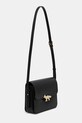 Maison Kitsuné torebka skórzana Edie Large OW05171LR0001 czarny AW25