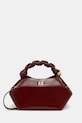 Сумочка GANNI Bou Bag Small Patent Oleatex гладкий бордо A6499