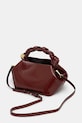 Аксессуары Сумочка GANNI Bou Bag Small Patent Oleatex A6499 бордо