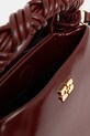 GANNI torebka Bou Bag Small Patent Oleatex A6499 bordowy