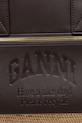 Τσάντα GANNI Easy Shopper Medium Raffia καφέ A6823