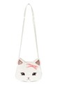 Konges Sløjd geantă fete TUT KITTY SHOULDER BAG nu incape in A4 alb KS103231