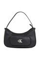 Παιδική τσάντα Calvin Klein Jeans απομίμηση λείου δέρματος μαύρο IU0IU00696.PPYA