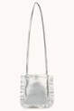 Fete Tinycottons poseta fete FRINGES BAG SS25.387 argintiu