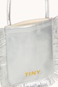 Tinycottons poseta fete FRINGES BAG argintiu SS25.387